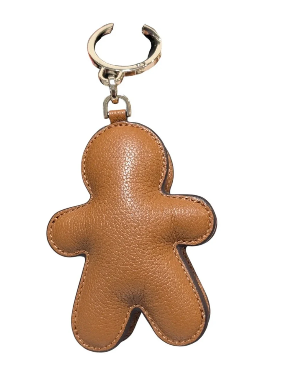 New Kate Spade Gingerbread Man Key Chain Fob Bag Charm Novelty